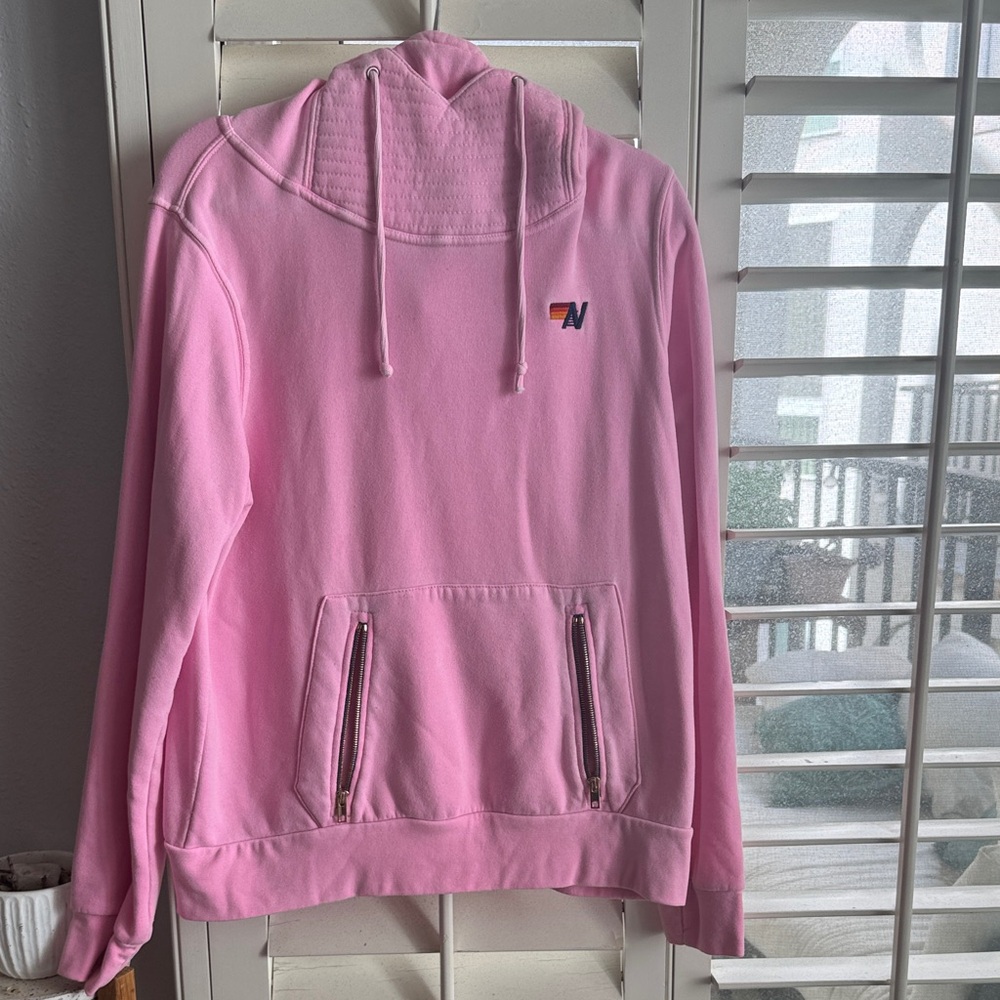 Pink Hoodie with Front Pockets